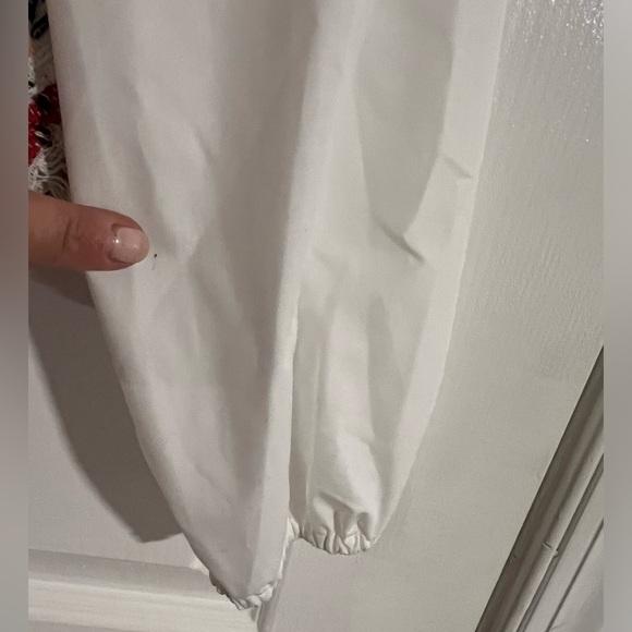 NWT Anthropologie x Mare Mare Layered Collar Sweater Vest Set White Red Size XS - Picture 16 of 16